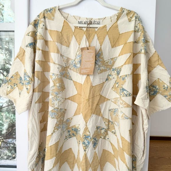 NWT Magnolia Pearl Quiltwork Artist Smock Dress Marisol - Picture 6 of 12